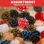 300/200/100/50/25 TK 10mm helendavad lilled Lillehelmed Dekoratiivsed k&auml;sit&ouml;&ouml;d Lame seljaosa Kabo&scaron;on v&auml;ljal&otilde;igete album Naelad Telefoni&uuml;mbris Kaelakeed DIY Aksessuaarid 25PCS