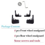Peugeot 508 SW 508SW jaoks 2010~ 2018 Poriklapid Pritsmekaitsed Poritiivad Vastupidavad porilauad Kaitske autotarvikud 2017 2016 2015 4 pcs - Mudguards black