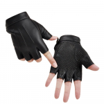 Mustad s&otilde;rmedeta mootorrattakindad PU-nahast libisemiskindlad s&otilde;idukindad pools&otilde;rmega jalgrattas&otilde;idukindad mootorrattas&otilde;idu kindad naistele M must