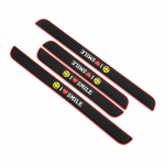 Auto l&auml;ve kaitseribad l&auml;vepaku kaitse kleebis must kulumisplaat kummist kaitse k&uuml;lgkile kaitse universaalne Sports