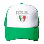 Itaalia Itaalia Itaalia lipp Boutique Pesapallim&uuml;ts Unisex Print Reguleeritav Hip Hop Mood Lahedad Snapback M&uuml;tsid Must One Size