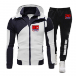 Fabio Quartararo 2023. aasta mootorratturite v&otilde;idus&otilde;idu meeste uus sportlik vabaaja v&auml;rvide sobiv disain, diagonaalne lukuga kapuuts + p&uuml;kskost&uuml;&uuml;m L