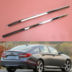 HO1146102 HO1147102 1 paar kroomitud plastmassist auto tagumise p&otilde;rkeraua kere k&uuml;lgvormimisliist, mis sobib Honda Accordi jaoks brown