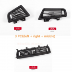 Ruili139 1 auto tagumine eesmine kliimaseade AC Vent v&auml;ljalaskev&otilde;re paneel BMW 5 seeria F10 F11 F18 armatuurlaua &otilde;hu v&auml;ljalaskeava jaoks Front low 3 pcs