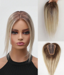 HAIRCUBE 4 X 1 pitsiga eesmine ombre 120% tihedus 8 tolli l&uuml;hikesed sirged v&auml;rvilised juuksepikendused