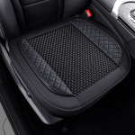 Universaalne PU-nahast j&auml;&auml;siidist autoistmepadi HYUNDAI Solaris Sonata Encino Elantra ix25 ix35 Kona Car jaoks Black 1 Seat black