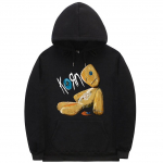 KORN ISSUES ROCK BAND UUS MUST Streetwear Unisex Alternatiivne Metall Huppar Unisex Naistele Vintage Suur Huppar Unisex Dressipluus L