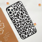 Leopard Print Black Cheetah Muster iPhone 12 13 mini 11 Pro Max telefoni&uuml;mbrisele iPhone 7 8 Plus X XR XS Max SE 2020 Coque jaoks iphone 5 5S SE