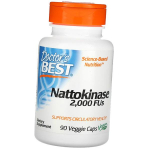 Nattokinase, Nattokinase 2000, Doctor's Best 90 vegetable caps (72327003) 90vcaps