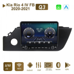 10-tolline Kia Rio 4 IV FB 2020-2021 jaoks koos nupunupuga autoraadio Multimeedia Carplay 2D stereoheli Android Video 2+32GB