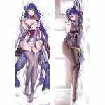 M&auml;ng Genshin Impact Dakimakura Raiden Shogun Cosplay padjap&uuml;&uuml;r Kallistav keha padjap&uuml;&uuml;r Otaku viskepadi Seksikas padjakate 120x40cm Pillowcase