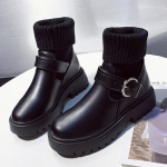 L&uuml;hikesed kingad naistele Tursked Mary Janes Jalatsid Valged papud Lolita Sokid Naistele Poolsaapad Platvorm Elastne Trend Uus 35 valge