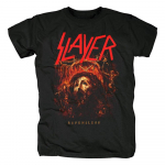 Vintage Slayer Show No Mercy T-s&auml;rk Unisexs Moodne l&uuml;hikeste varrukatega t-s&auml;rk Harajuku t&auml;navar&otilde;ivad Hip Hop puuvillane T-s&auml;rk Teetopsid M