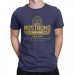 Vintage Aliens Nostromo kuldlogoga T-s&auml;rk Unisex &uuml;markaelusega 100 protsenti puuvillane T-s&auml;rk Weyland Yutani CORP Uus 3XL