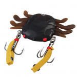 Pehme TPR peibutis krabi krevett kaheksajalg kalmaari s&ouml;&ouml;t trolling ujumisbass L valge