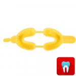 50 TK Hambaravialus Fluoriidivahust j&auml;ljendialused Hambaravi instrument kollane