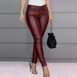 Vabaaja seksikad pliiatsp&uuml;ksid mood &otilde;hukesed k&otilde;rge v&ouml;&ouml;kohaga s&auml;&auml;rised p&uuml;ksid s&uuml;gistalv must PU-nahast p&uuml;ksid naiste riided 30078 S must