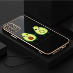 Luksuslik kaetud TPU telefoni&uuml;mbris koos kaelapaelaga Samsung Galaxy A04 A05s A13 A14 A24 A54 A34 Note20 S23 Ultra &uuml;mbristele A38 Maitsev avokaado kate Samsung Note10 Plus