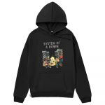 System of A Down B&auml;ndi Hupparid Unisex/Naistele Knows Sees Tells All Tuuri Dressipluus SOAD B&auml;ndi Riided High Street Streetwear Unisex L