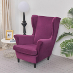 Elastne Tiger Stool kate tooli kate Diivani kate K&otilde;ik hinnas &Uuml;he tiivatagusega diivanikate 1 Seat tumelilla v&auml;rv