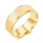 Anime Naruto titaanist terasest s&otilde;rmus roostevabast terasest ehtes&otilde;rmus 6 kuld