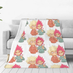 Kiribaku Creative Design Hele &otilde;huke pehme flanelltekk Bnha Boku No Hero Academia Mha Bakugou Katsuki Kirishima Ejirio 75x100cm (30x40inch)