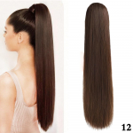 XINRAN S&uuml;nteetilised pikad sirged hobusesabajuuksed Naturaalsed juuksen&ouml;&ouml;rid hobusesabadega parukas naistele Cosplay kandmiseks 70cm