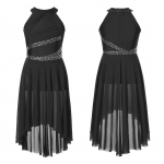 Lastele, t&uuml;drukutele, l&uuml;&uuml;riline ladina tantsukleit, varrukateta s&auml;delev kivikivist rusuv trikoo balletitantsur&otilde;ivad 9-10 Years