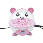 Mini 9 muna inkubaator linnuinkubaator brooder digitaalne temperatuuri haudemaja muna inkubaator haudemaja kana pardi lind tuvi UK Plug roosa