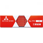 Mitsubishi pliiats Punase Risti kuusnurkne tosin red