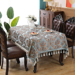 Uus Euroopa stiilis Palace laudlina Tikitud Jacquard laudlina Tutt Hiina suure tihedusega satiinist retro laudlina 150*150