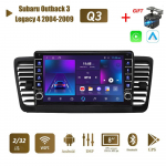 icreative Android Subaru Outback 3 Legacy 4 2004-2009 jaoks koos nupunupuga auto CarPlay raadio video multimeedia GPS-m&auml;ngija 2+32 GB 1+16GB