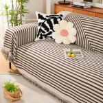 Moodne triibuline diivanir&auml;tikuteki kate 1 2 3 4 istekohaga universaalne diivan, tugitool, diivanvoodi lemmikloomakoertele, pehme aastaringselt 180x130cm