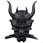 Jaapani kleebis &ndash; kihvade kleebis autode ja mootorrataste kaunistamiseks kuldne