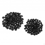 200Pcs Mushroom Button Sewing Animal Eyes Doll craft Black 10mm 12mm