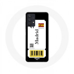 Coque Samsung Galaxy A32 4G Billet d'avion Madrid Espagne