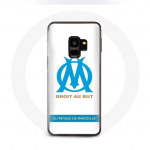 Samsung Galaxy S9 &uuml;mbris Olympique de Marseille logo valge taust