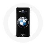 &Uuml;mbris Samsung Galaxy j3 2016 BMW Logo mustal taustal