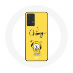 Coque pour Samsung Galaxy A13 5G BTS Bangtan Gar&ccedil;ons BT21 Chimmy Jimin Fond Jaune