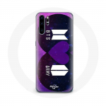 Coque pour Huawei P30 Bangtan Sonyeondan Logo BTS Et Logo ARMY I Purple You