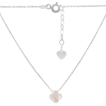 H&otilde;bedast kaelakee loodusliku p&auml;rlmutriga, toote kaal 3,55 g (60001931) 40-45cm