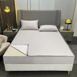 Kuue k&uuml;ljega veekindel lukuga madratsikate, t&auml;ielikult suletud tolmukindel voodi, paigaldatud lina madratsikaitse only 2pcs Pillowcase