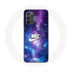 Coque - Maniacase - Samsung Galaxy A23 4G - Nike Logo Blanc - Silicone - Souple