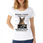 Suvine l&uuml;hikeste varrukatega naissoost koeraarmastaja kingituseks vajalik T-s&auml;rk Saksa lambakoera naljakad kingitused valge uudne Harajuku naiste T-s&auml;rk S