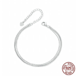 Uus Lihtne ja Personaliseeritud Kolmekihiline K&auml;ev&otilde;ru Meestele ja Naistele Euroopa ja Ameerika Mood Ehted S925 H&otilde;be Platinaga kaetud K&auml;ev&otilde;ru Adjustable size