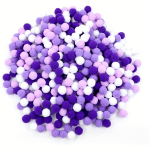 500 tk 0,39-tollist pom pommi, mis sobib isetegemiseks kunsti tegemiseks 500PCS lilla