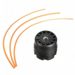 ABS plastist n&ouml;&ouml;riga trimmipea koos 3 niitmisk&ouml;iega muruv&otilde;sal&otilde;ikuri jaoks