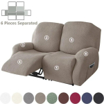 1/2/3 Kohaline Jacquard Reguleeritav Diivanikate Veniv &Uuml;hev&auml;rviline Tugitoolikatted Elutuba Lazy Boy Diivanikatted funda sofa