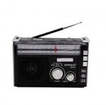 Uus RX-381 LED valgustusega kaasaskantav juhtmevaba bluetooth k&otilde;lar AM FM SW mitmeribaline raadiok&otilde;lar USB/TF MP3 pleieriga must