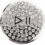 &Uuml;hilduv Volvo XC60 XC90 S60 Bling Aksessuaarid Auto L&auml;ikiv Lady Audio Heli Nupu kleebis Ignition start button rin